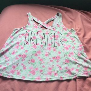 Flower tank top